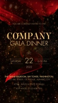 Gala Invitation Template Instagram Story