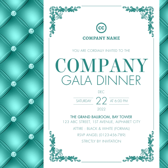 Gala Invitation Template PosterMyWall Gala Invitation Template PosterMyWall