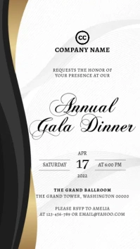 Gala Invitation Template Instagram Story