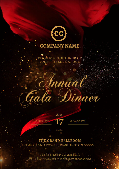 Gala Invitation Template | PosterMyWall