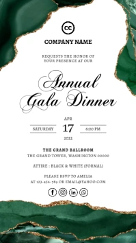 Gala Invitation Template Instagram Story