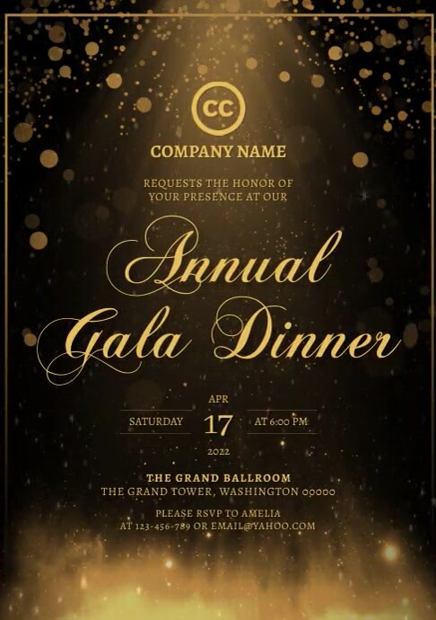 Gala Invitation Template | PosterMyWall