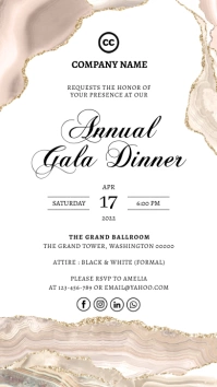 Gala Invitation Template Instagram Story
