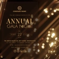 Gala Invitation Template Publicación de Instagram