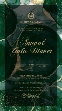 Gala Invitation Template Instagram Story