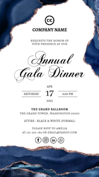 Gala Invitation Template Instagram Story