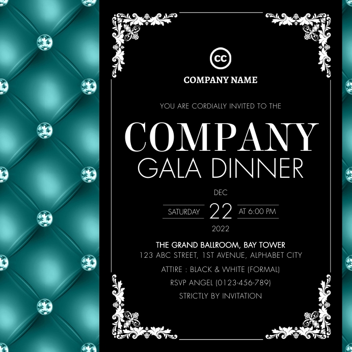 Gala Invitation Template PosterMyWall