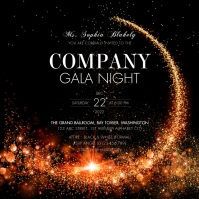 Gala Invitation Template Сообщение Instagram