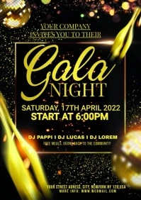 GALA NIGHT A3 template