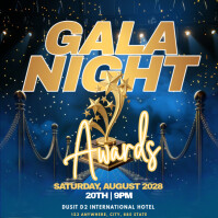 Gala Night Instagram Post template