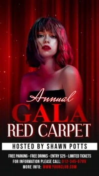 Gala Red Carpet Instagram Story template