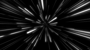 Hitam space warp effect Præsentation Template