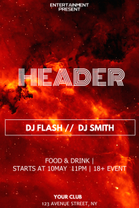 Header night flyer template | PosterMyWall
