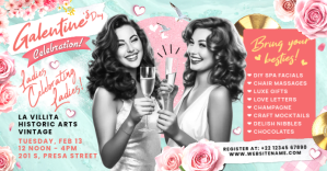 Galentine's Day Celebration Event Template Facebook begivenhed cover