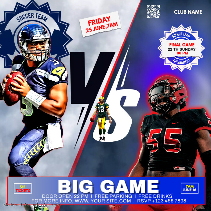 GAME DAY Template PosterMyWall