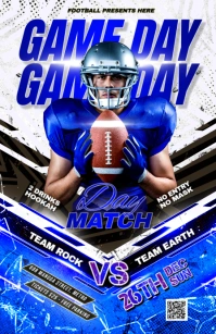 GAME DAY Tabloid template