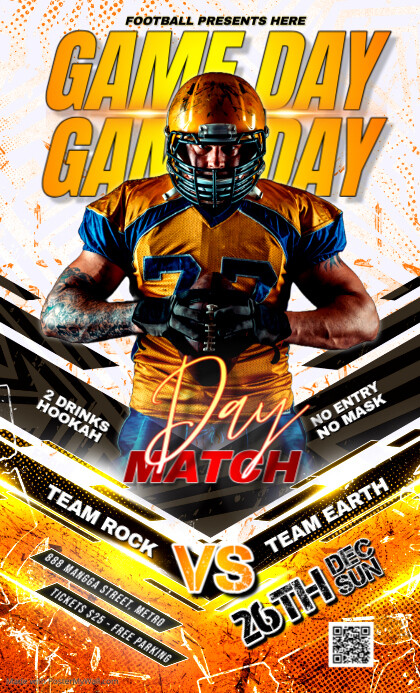 GAME DAY Template | PosterMyWall
