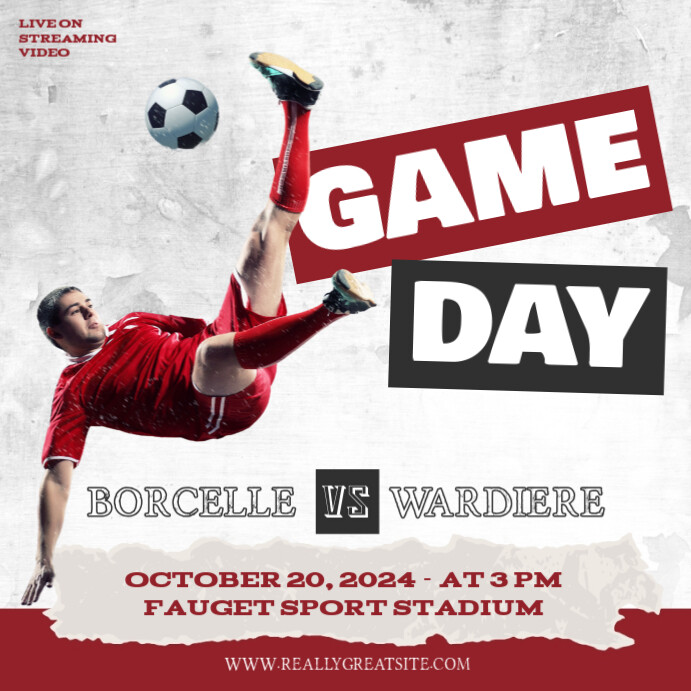Game Day Template | PosterMyWall