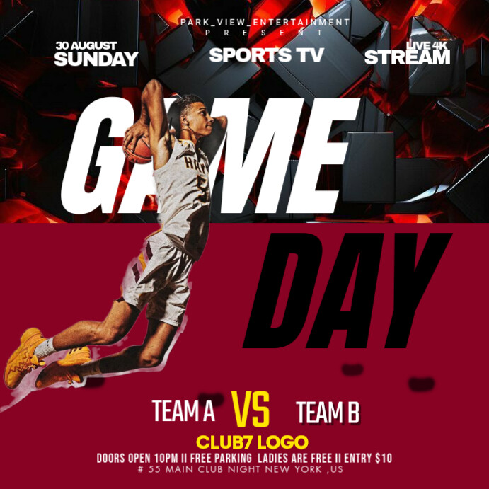 game day Template | PosterMyWall
