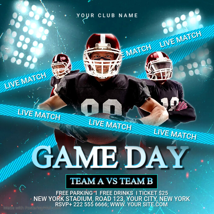 GAME DAY Template | PosterMyWall