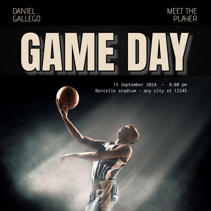 Game Day Template | PosterMyWall
