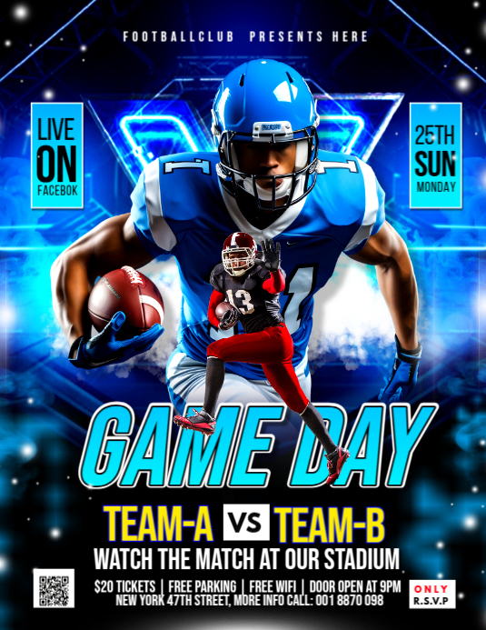 GAME DAY Template PosterMyWall
