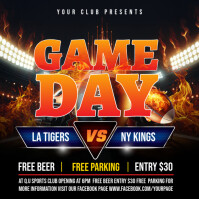 Sort Sports Game Day Event Message Instagram Template