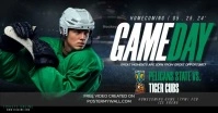 Game Day Hockey Facebook Shared Image template