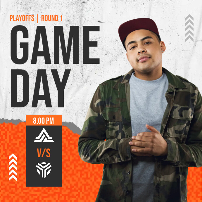 Game Day Instagram Post Instagram-bericht template