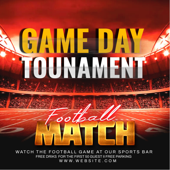 Game Day soccer poster Template PosterMyWall Game Day soccer poster Template PosterMyWall