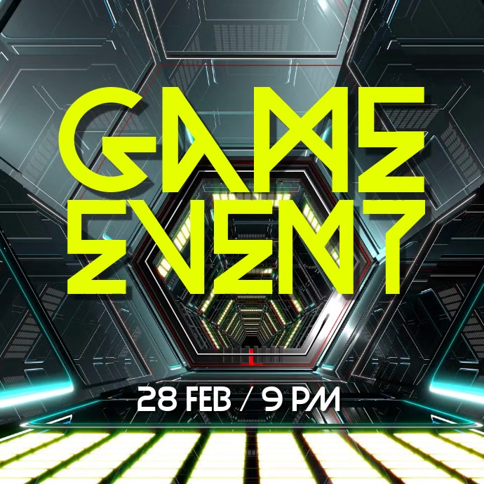 Game Event Template | PosterMyWall