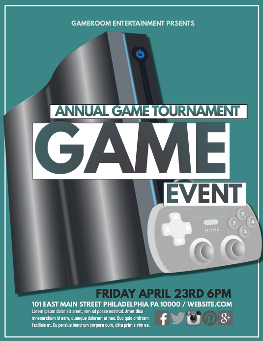 Copy of Game event | PosterMyWall