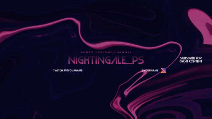 Gaming Channel Banner Header Template