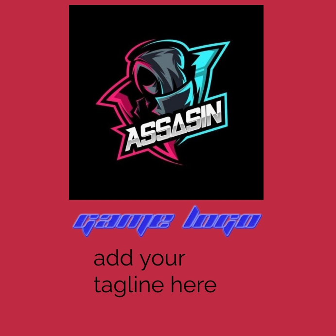 game logo Instagram Post template