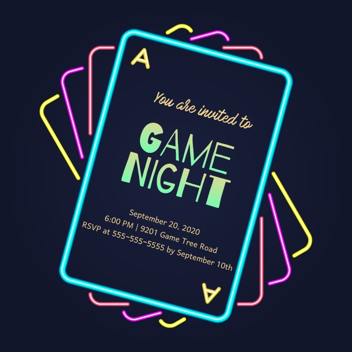 Game Night | PosterMyWall