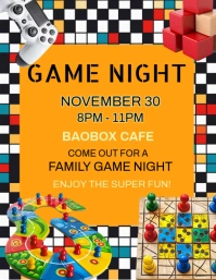 Game Night Flyer (us Letter) template