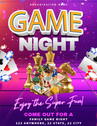 Game Night Flyer Template