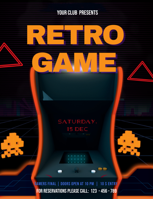 Game Night Flyer Template | PosterMyWall