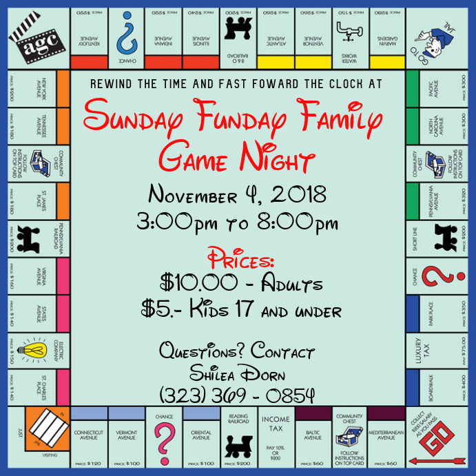 Game Night Flyer Message Instagram template