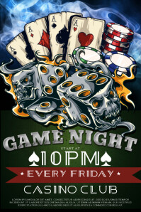 320 Game Night Customizable Design Templates Postermywall