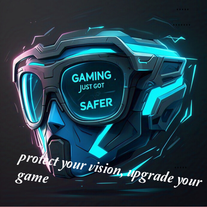 Game On Eyes Protected Instagram Post template