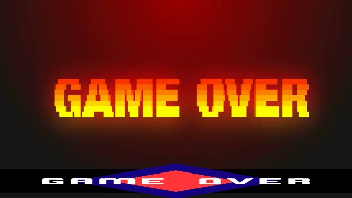 Game over Template | PosterMyWall