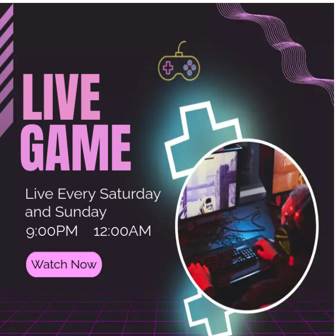 Plantilla de Game post | PosterMyWall