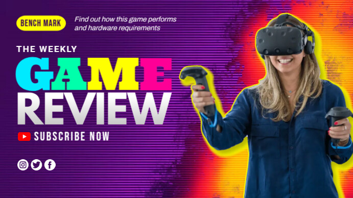 Game Review Template | PosterMyWall