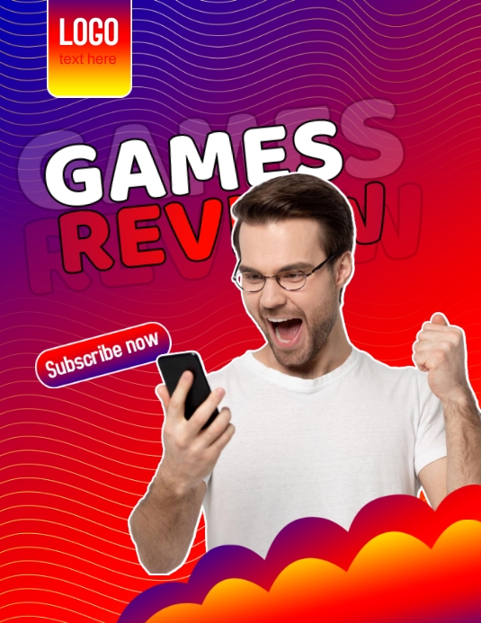 Game Review Flyer Template PosterMyWall Game Review Flyer Template PosterMyWall