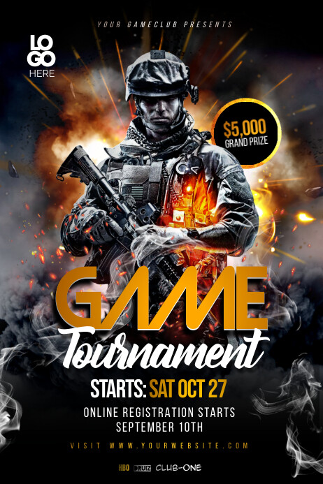 game tournament Template | PosterMyWall