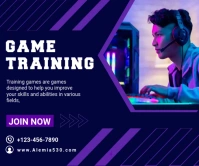 Game Training Grote rechthoek template