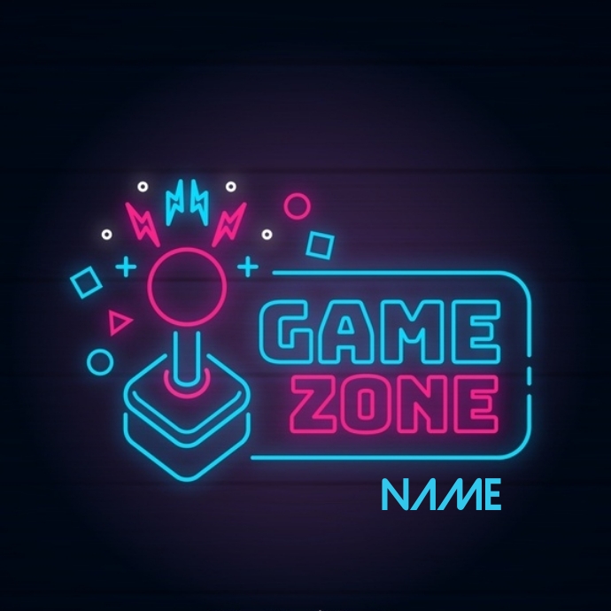 GAME Zone Logo Логотип template