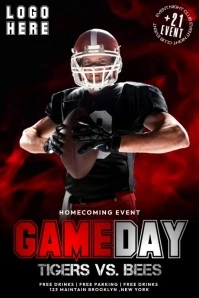 Gameday Event Poster template