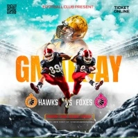 GAMEDAY POSTER template